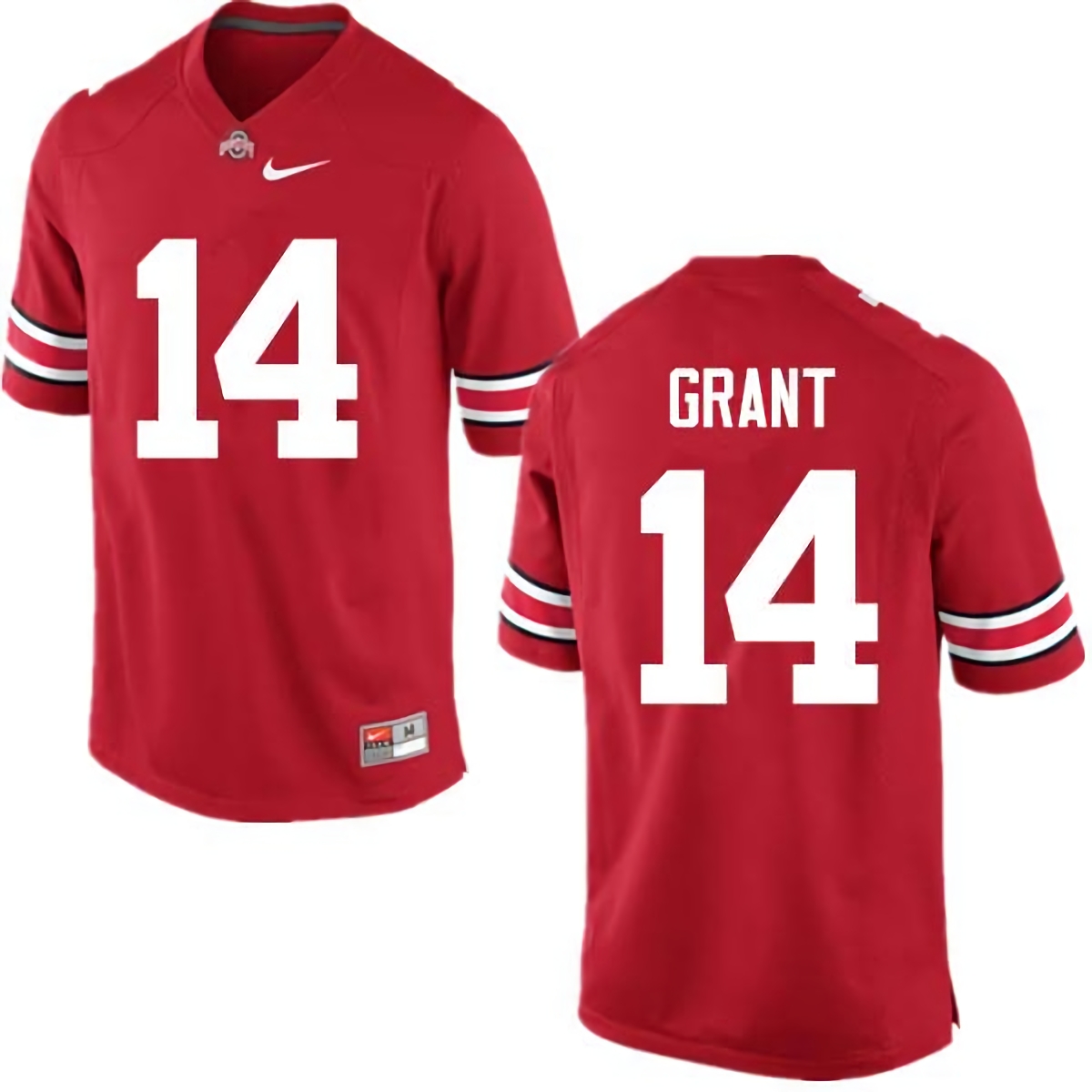 Curtis Grant Ohio State Buckeyes Men's NCAA #14 Nike Red College Stitched Football Jersey ZPP2256PB